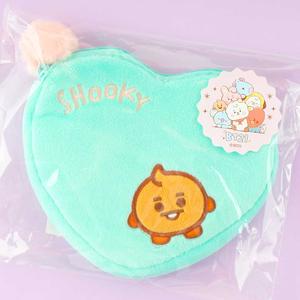 BT21 Fluffy Heart Pouch With Chocolate - SHOOKY Newest Online