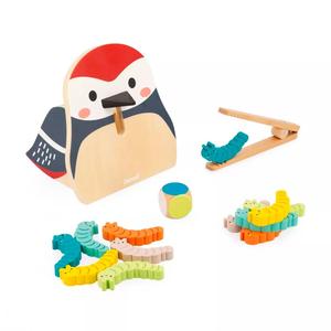 Janod Woodpecker and Caterpillars Colour Game Browse Cheap Online