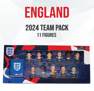 Official England Team 11 Figure Pack (2024 Version) Limited Edition Soccerstarz Supply