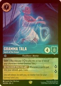 Lorcana - Gramma Tala (Spirit of the Ocean) - 143/204 - Legendary (Foil) - Into the Inklands Online Cheap Online