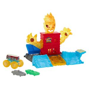Hot Wheels Monster Trucks Power Smashers Torch Tower Takedown Real Sale Online