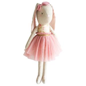 Linen Pearl Cuddle Bunny Blush 22" Authentic