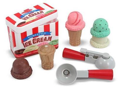 Melissa and Doug Scoop & Stack Ice Cream Cone Playset Free Shipping Nicekicks