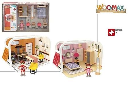 Stanza Arredata In Legno- Playset Casa con Accessori For Sale Official Site