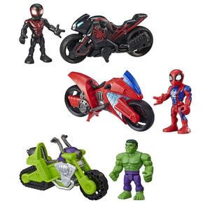Super Hero Adventure - Personaggio Spiderman e Moto Amazon Footaction