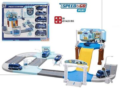Stazione di Polizia con Veicoli Great Deals Sale Online