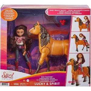 Spirit Bambola con Cavallo che cammina, Lucky e Spirit Cavalcando Insieme Cheap Amazon
