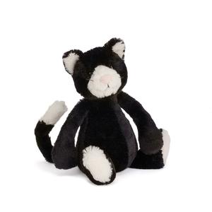Bashful Black & White Cat Small Online Cheap Quality