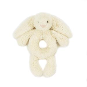 Bashful Cream Bunny Ring Rattle For Nice