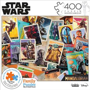 Star Wars: The Mandalorian: Trading Card Expansion Pack - 400 Piece Puzzle Free Shipping For Cheap