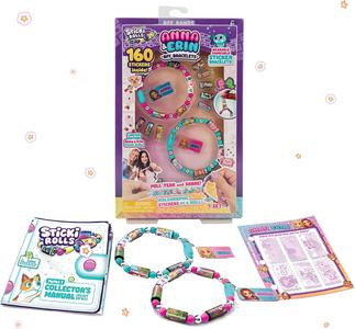 Sticki Rolls Anna & Erin Sticker Jewellery Making Set BFF Bracelets Clearance Marketable