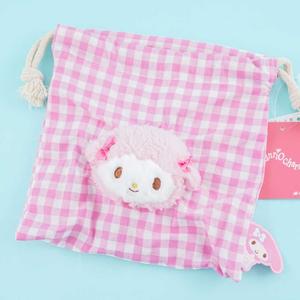 My Sweet Piano Checkered Drawstring Bag Browse For Sale