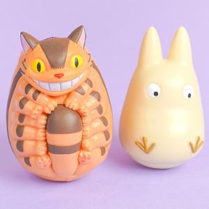 My Neighbor Totoro Roly Poly Doll Set - Chibi Totoro & Nekobus Clearance Pre Order
