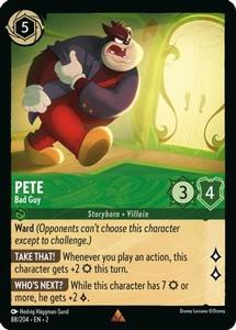 Lorcana - Pete (Bad Guy) - 88/204 - Rare - Rise of the Floodborn Footlocker Finishline Cheap Pice