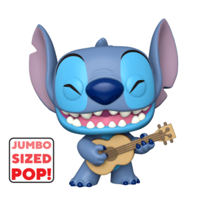 Stitch with Ukelele Lilo & Stitch Super Sized Jumbo POP! Vinyl Figure 100% Guaranteed