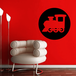 Train Engine Circle Decal Footlocker Finishline For Sale