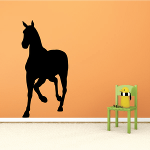 Approaching Handsome Horse Silhouette Decal Cheap Real Authentic