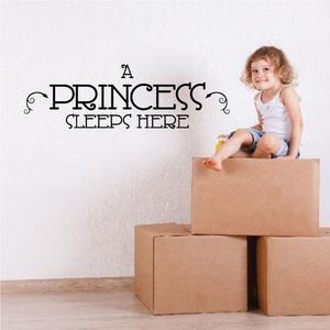 A Princess Sleeps Here Decal Many Kinds Of Sale Online