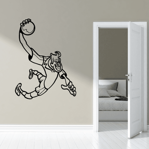 Exaggerated Cartoon Rugby Player Decal Amazon Online