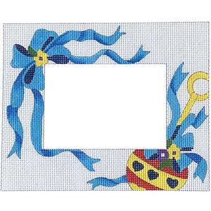 Baby Rattle with Blue Bow Frame Discount Wiki