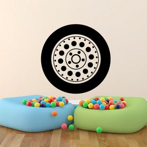 Tire Rim Wall Decal - Vinyl Decal - Car Decal - DC035 For Sale Free Shipping
