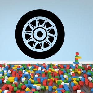 Tire Rim Wall Decal - Vinyl Decal - Car Decal - DC038 Free Shipping Buy