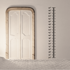 Plain Growth Chart Wall Decal Free Shipping Best Place