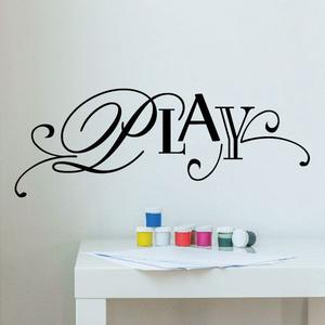 Play Wall Decal Free Shipping Fashion Style