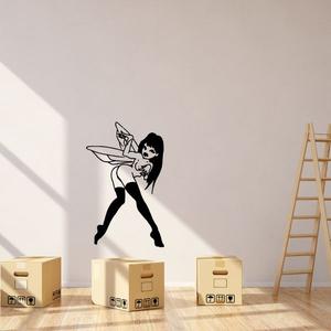 Playful Fairy with Boots Decal With Credit Card