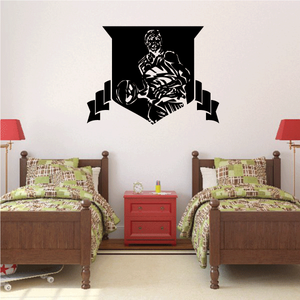 Basketball Comic Style Watching Pose Decal Clearance Good Selling
