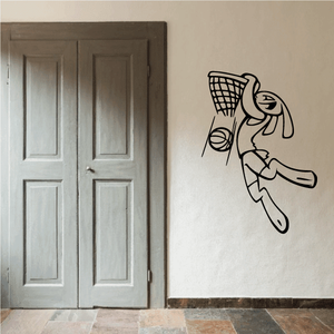 Basketball Bunny Dunking Decal Buy Cheap Outlet Locations