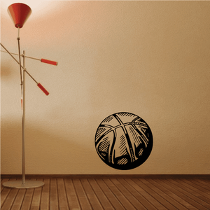 Basketball Ball Textured Decal Clearance Geniue Stockist