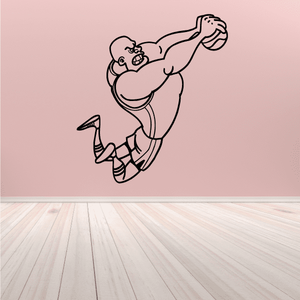 Basketball Cartoon Player Dunking Decal Cheap Nicekicks