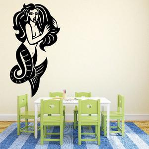 Illustrated Mermaid Decal Footlocker Pictures Sale Online