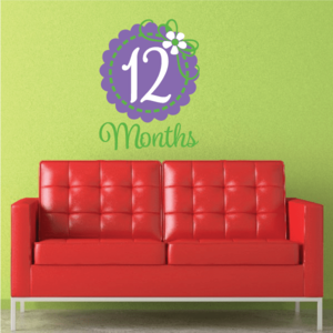 12 Month Wall Decal Buy Cheap Get Authentic
