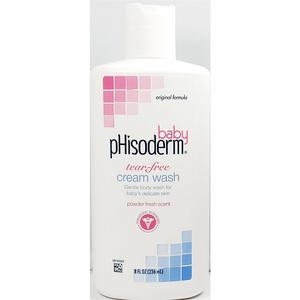 Phisoderm Baby Cream Wash, 8 fl oz Each (1 or 3 Pack) Cheapest
