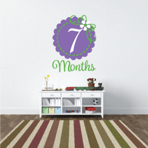 7 Month Wall Decal With Mastercard