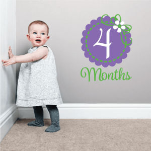4 Month Wall Decal Discount Countdown Package