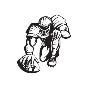Football Wall Decal - Vinyl Decal - Car Decal - DC 073 Newest