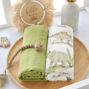 Dino Swaddle Muslin Set Buy Cheap Pre Order