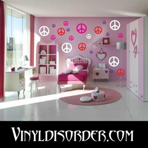 108 Peace Sign Wall Decals Kit For Cheap Cheap Online