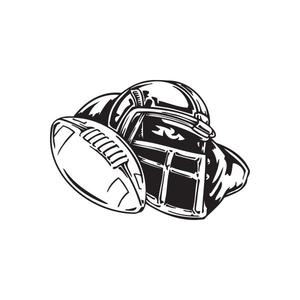 Football Wall Decal - Vinyl Decal - Car Decal - DC 108 Cheap Best Pices