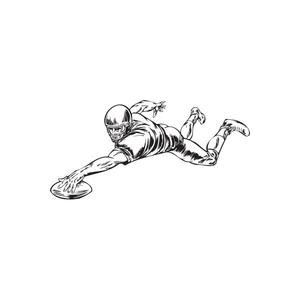Football Wall Decal - Vinyl Decal - Car Decal - DC 050 Cheap Sale Marketable