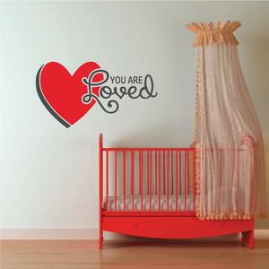 You are Loved Wall Decal Low Cost Sale Online