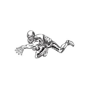 Football Wall Decal - Vinyl Decal - Car Decal - DC 039 Cost Cheap Online