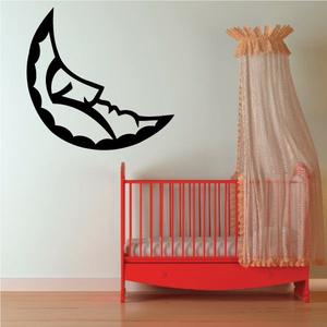 Sleeping Moon Decal Cheap Extremely