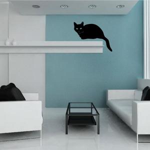 Cat Sitting On Perch Decal Discount Outlet Locations