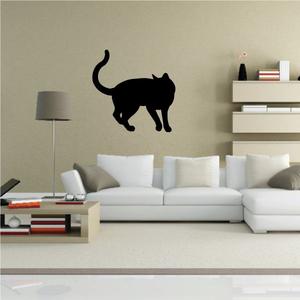 Cat Looking Back Silhouette Decal 2025 New Cheap Pice