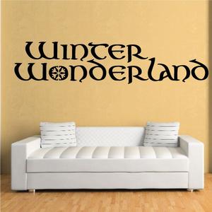 Winter Wonderland Decal Cheap Professional