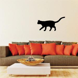 Cat Prowling Behind Silhouette Decal Clearance Pre Order